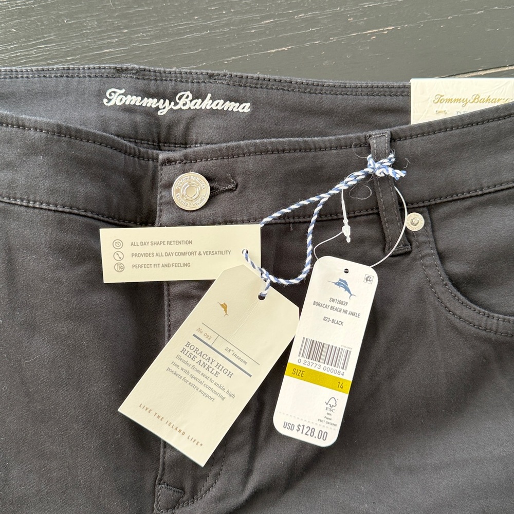 Tommy Bahama Black Straight-Leg Women’s Jeans - Picture 4 of 4